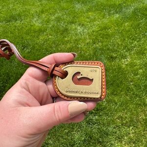 Dooney & Bourke Brown Leather Key Holder